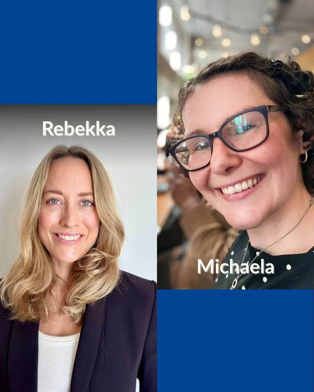 Welcoming Michaela and Rebekka, to our team
