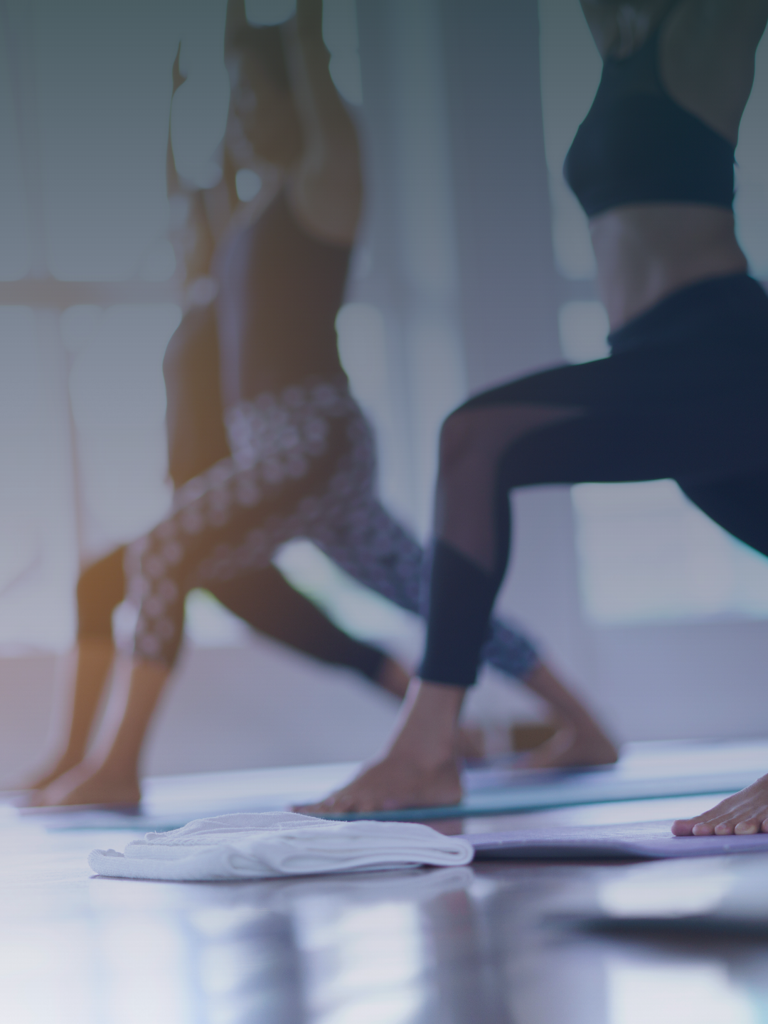 People taking part in gentle yoga exercise after a lung cancer diagnosis