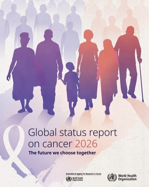 Report cover of the WHO's Global Status Report on Cancer 2026