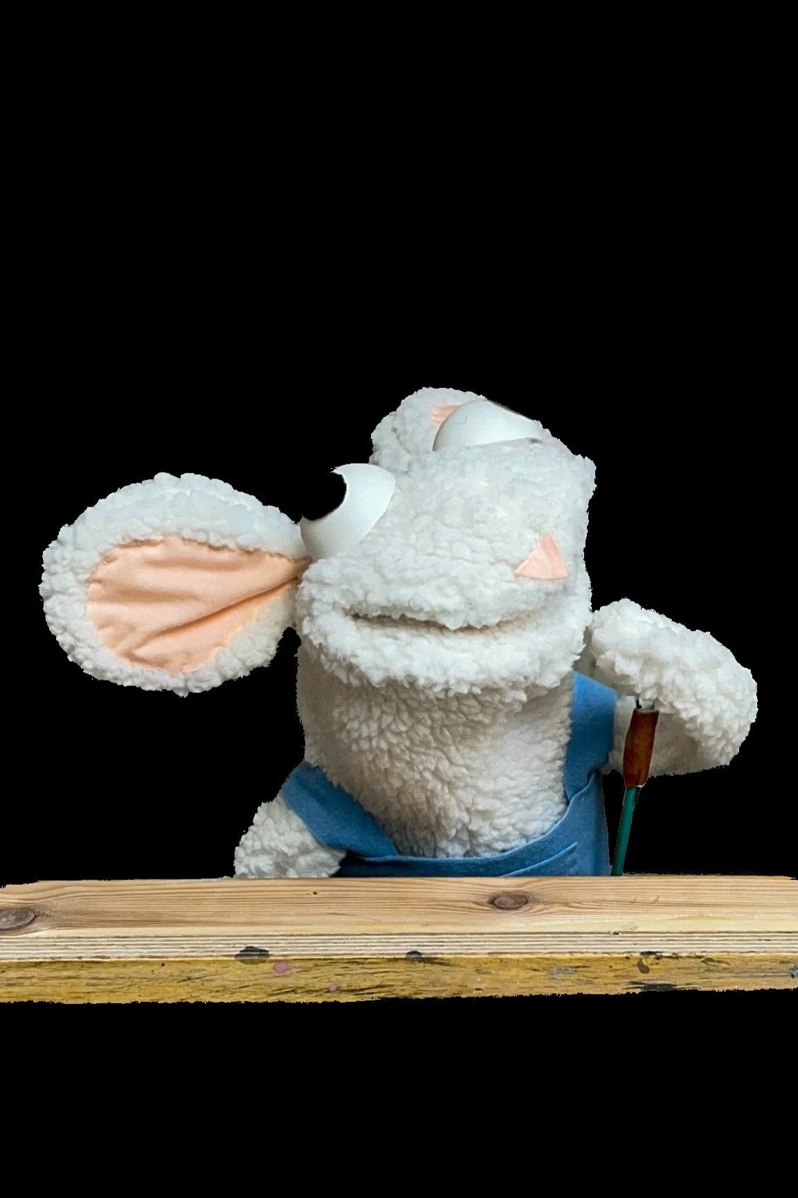 Puppet-making Project - White Mouse