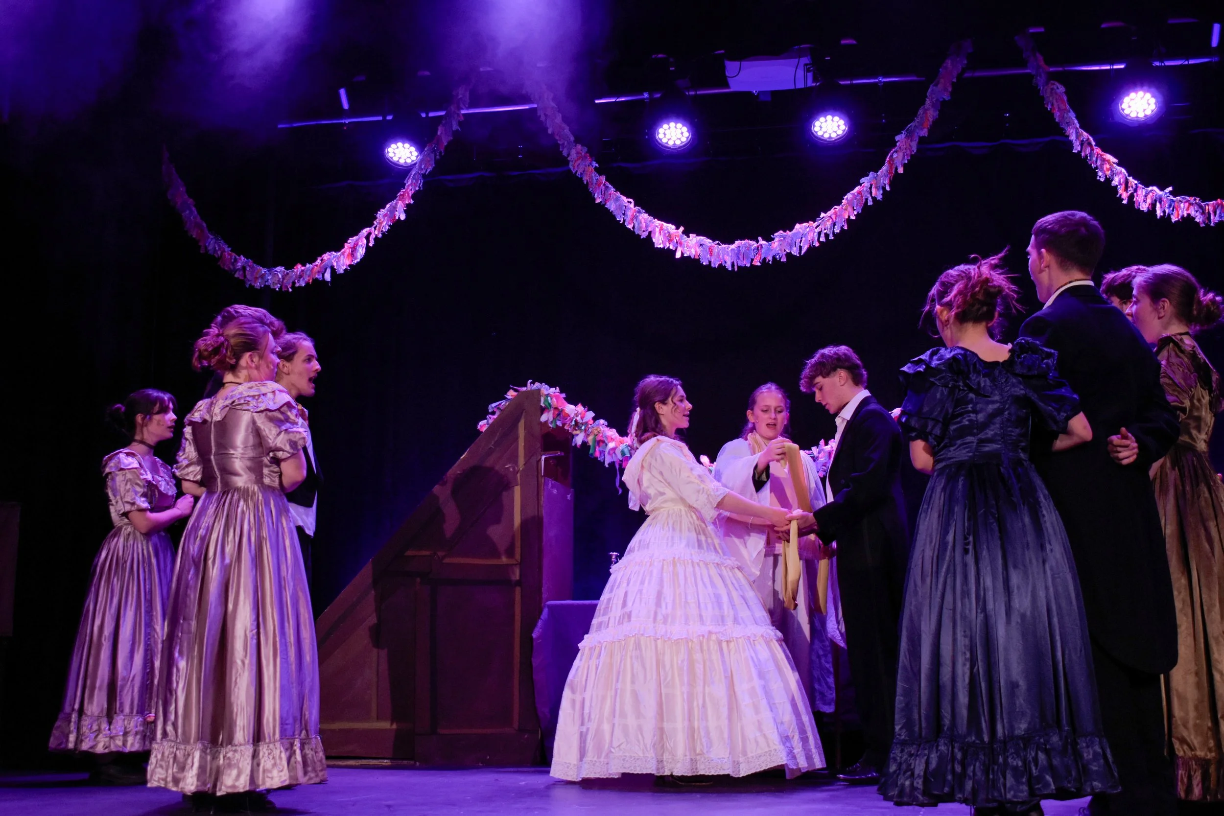 Wedding Bunting in Les Misérables, Axminster 2025
