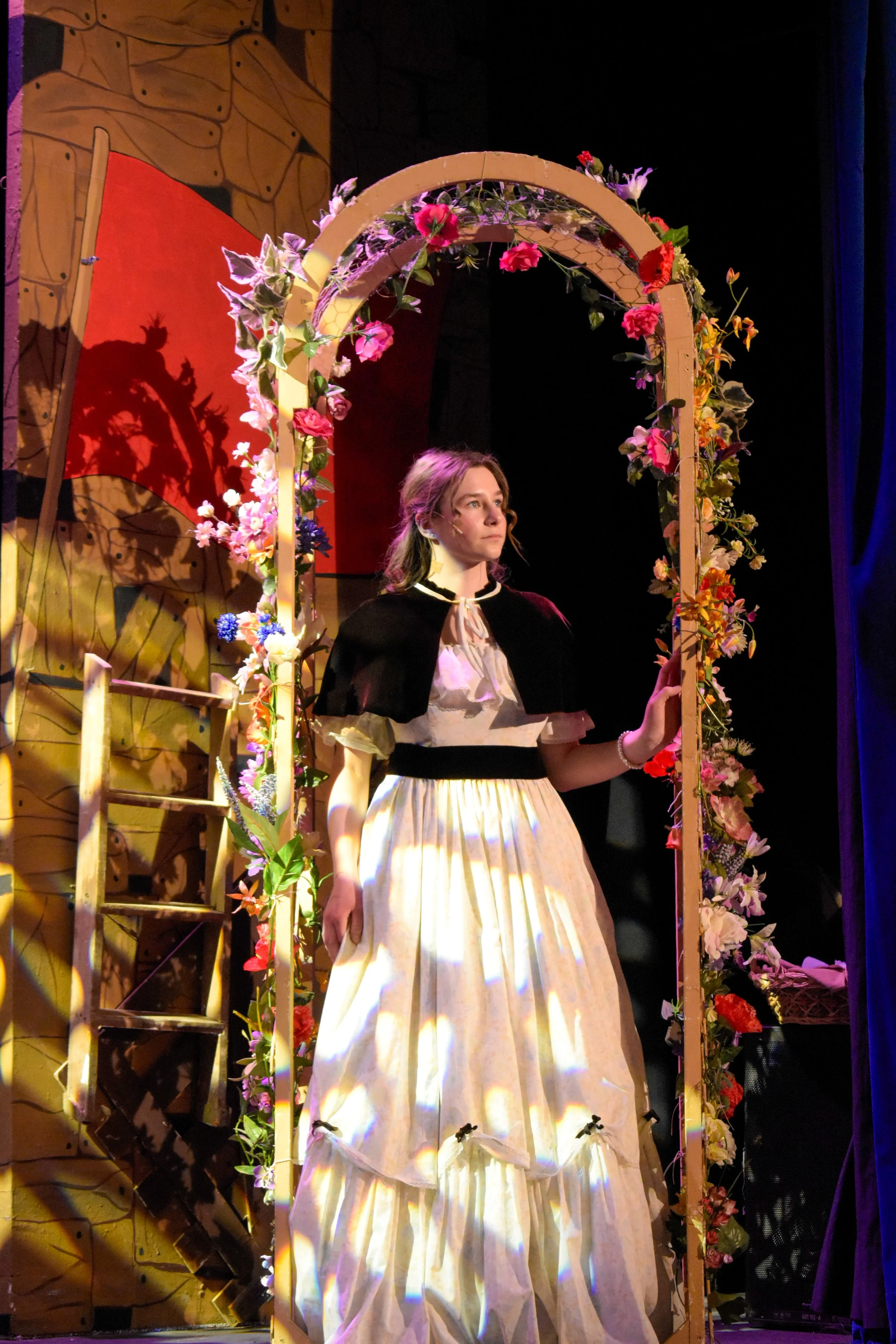 Flower Arch for 'A Heart Full Of Love' in Les Misérables, Axminster 2025