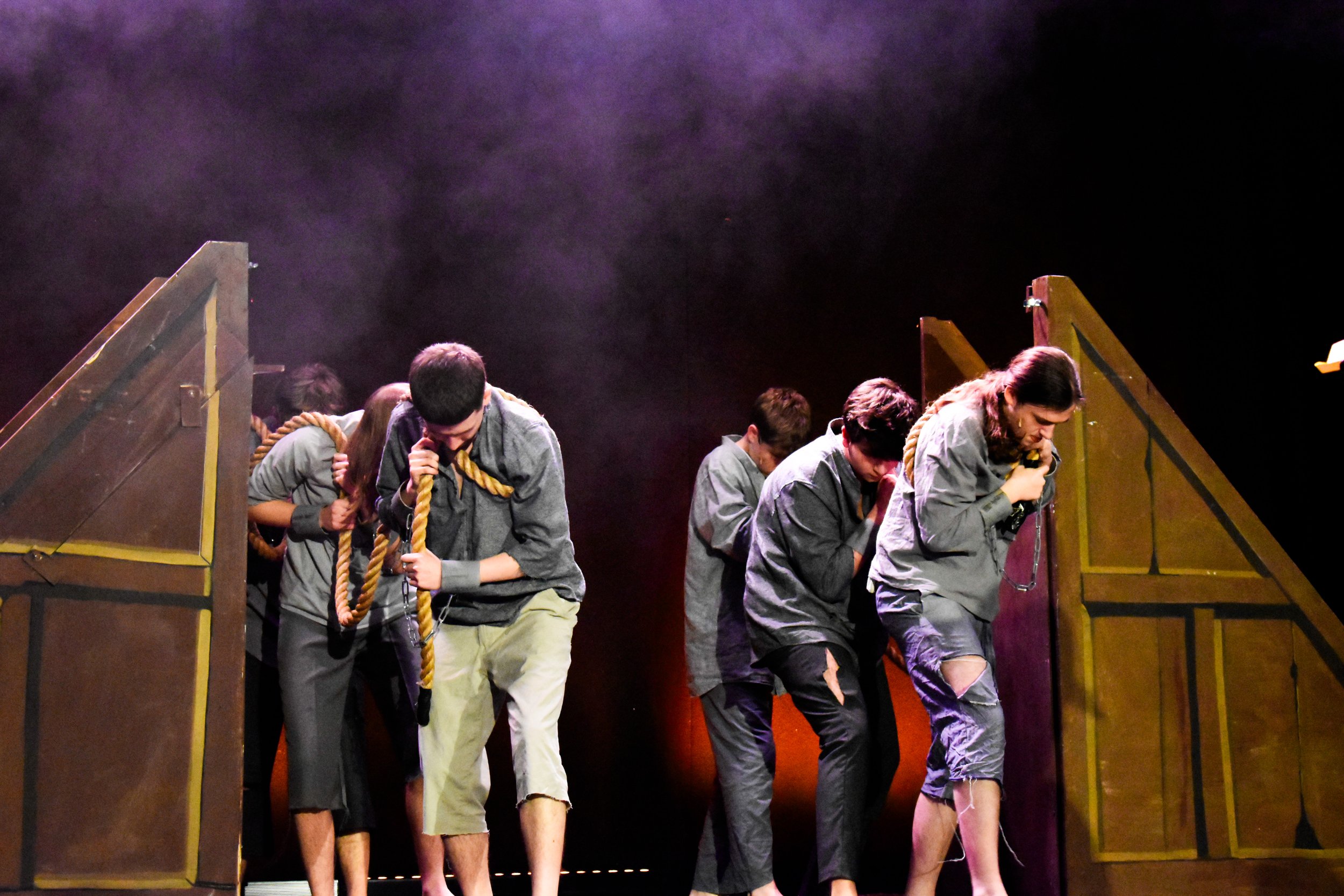 Set for 'Look Down' in Les Misérables, Axminster 2025