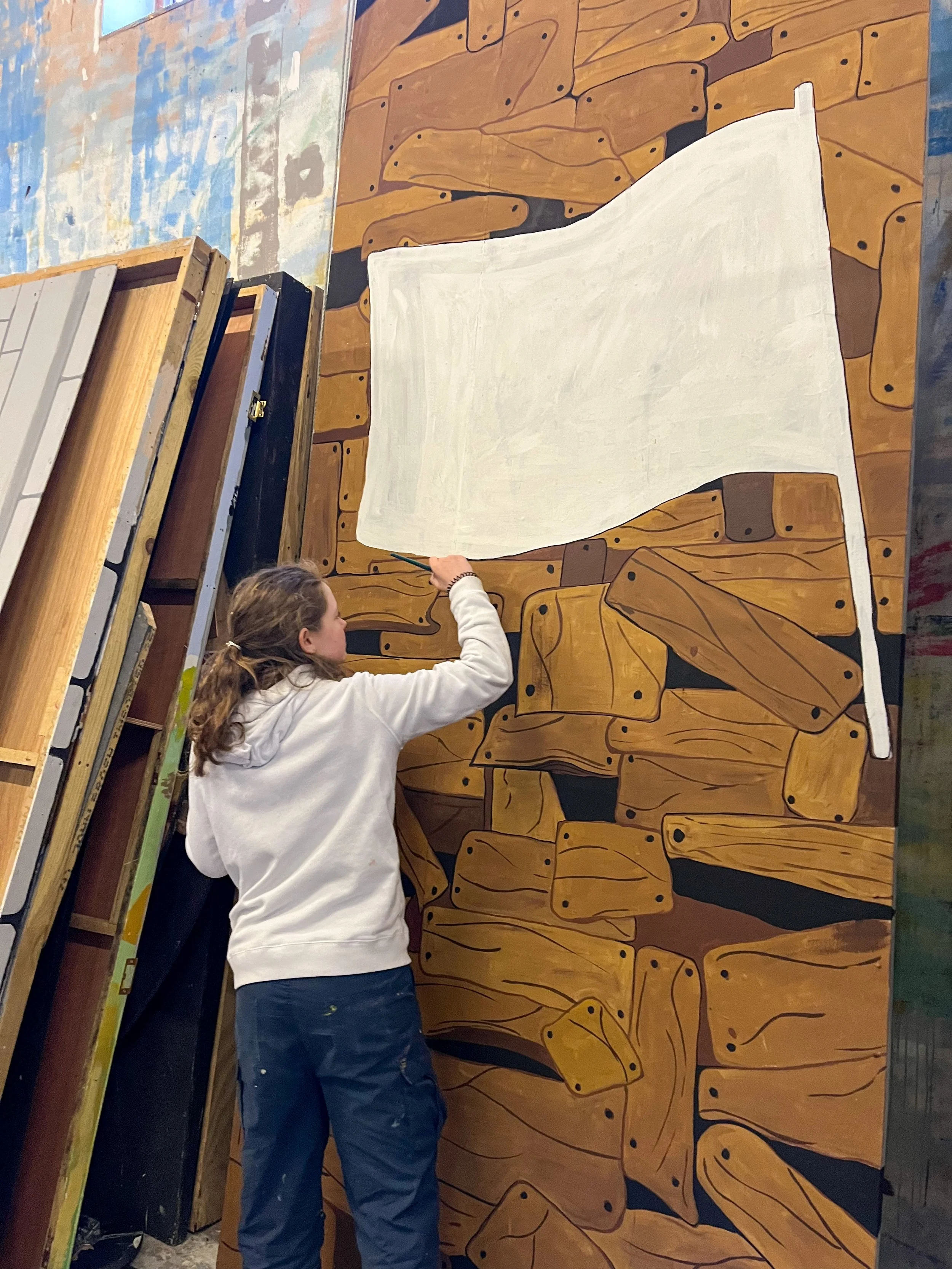 Les Misérables Flats painting process