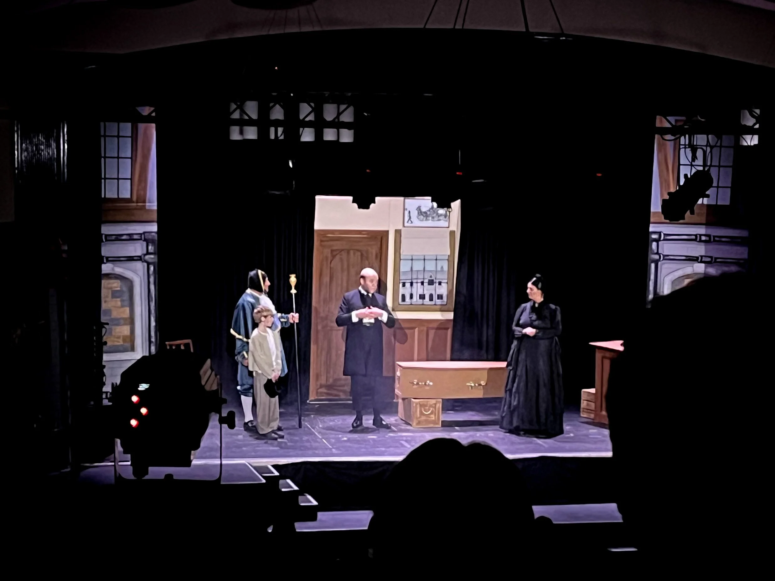 The Funeral Parlour in Oliver! Axminster 2024