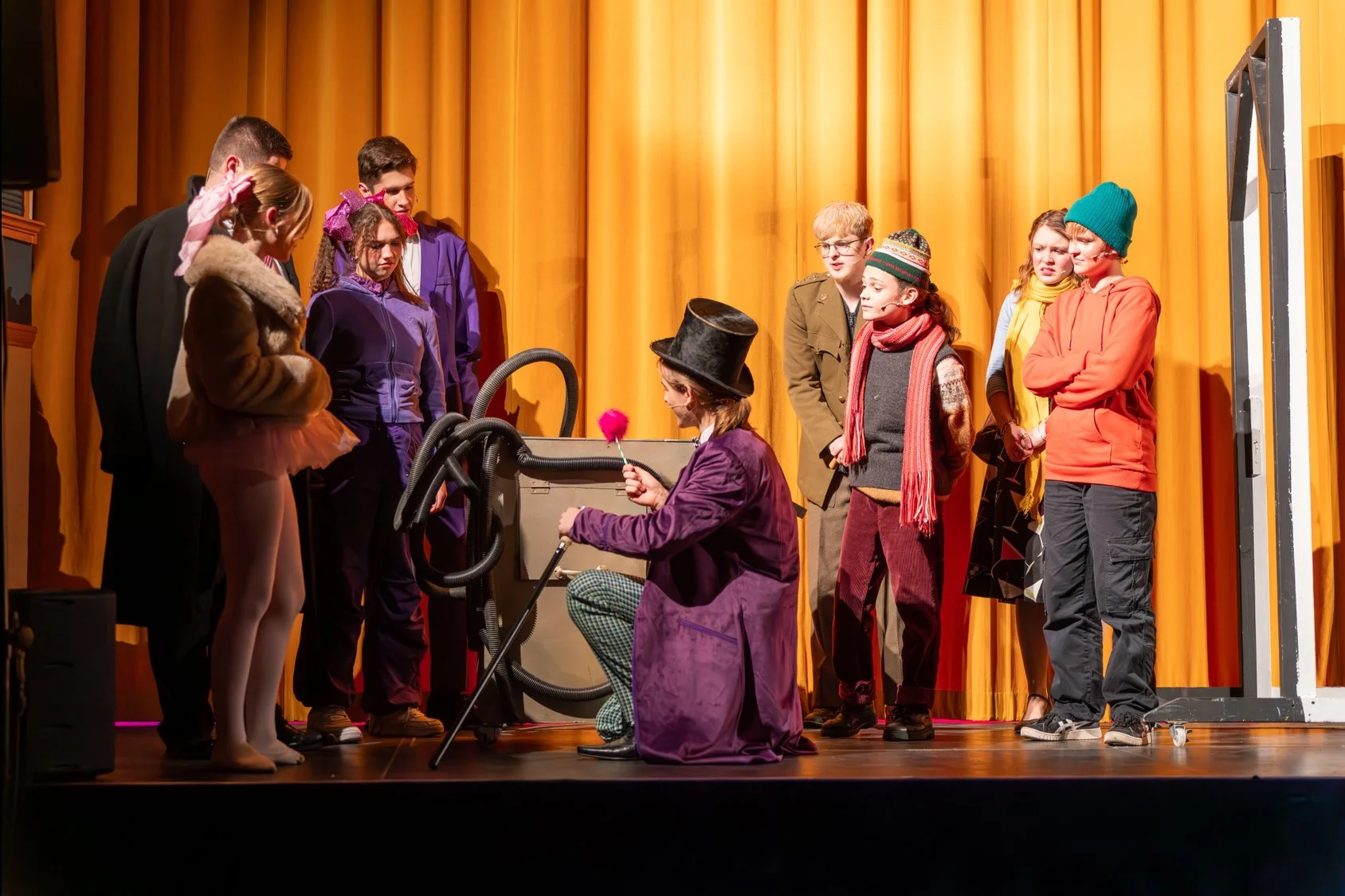 The Great Gum Machine for Charlie and The Chocolate Factory, Bridport 2024