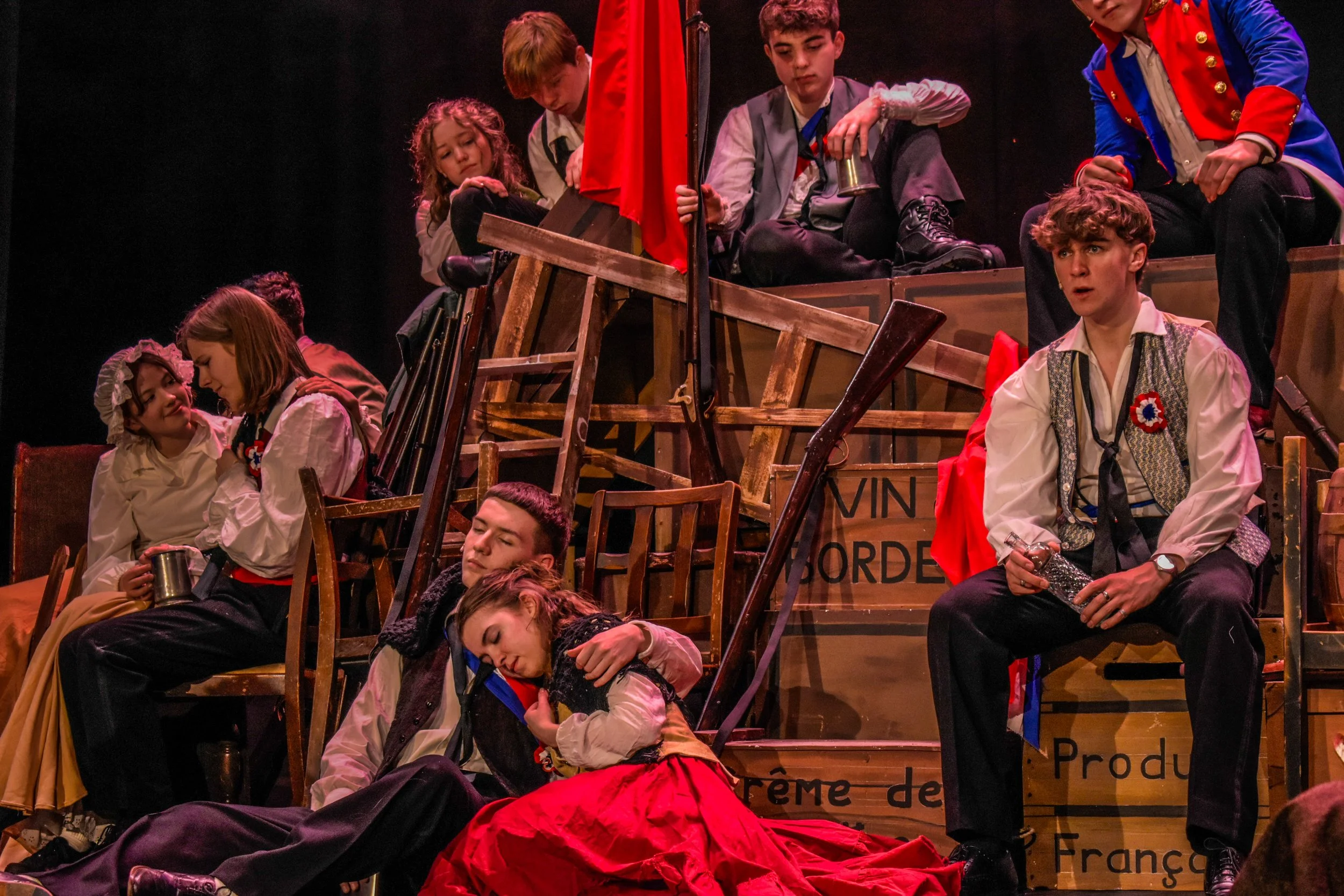 The Barricade for Les Misérables, Axminster 2025