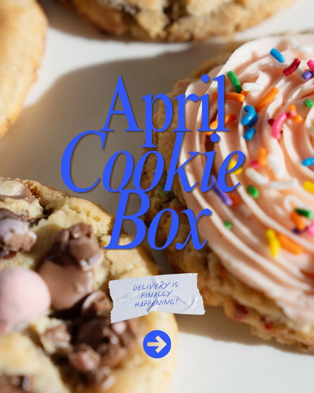 GLUTEN FREE COOKIE BOX &ndash; APRIL DROP 🍪✨

My first Gluten Free Cookie Box is here and I&rsquo;m so excited to share 👀

This box includes 6 flavours.
🍫 Marble &ndash; swirled light &amp; dark chocolate dough 
❤️ Red Velvet Cheesecake &ndash; so