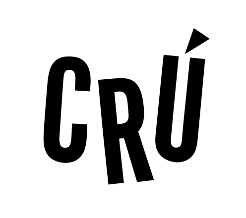 Cru restaurant logo.