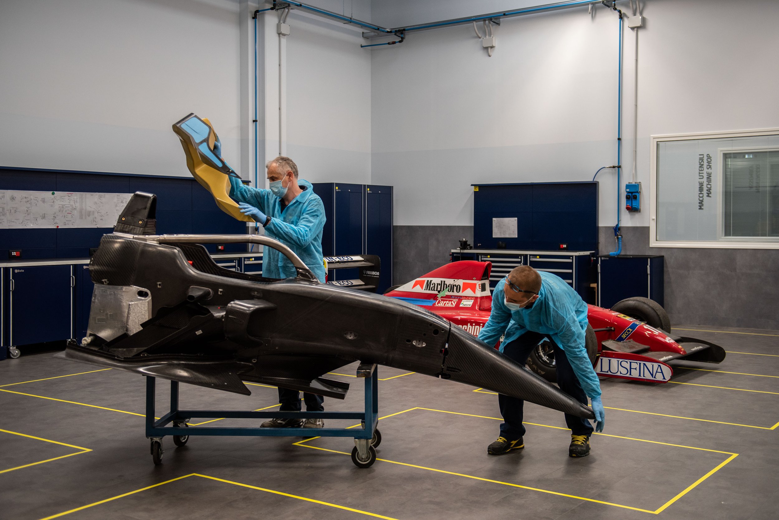 Competition racing car construction at Dallara factory 002.jpg