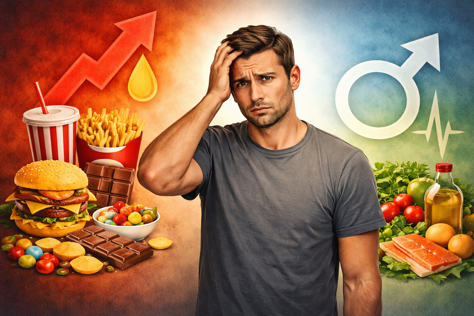 Ultraprosessert mat og testosteron – hvordan påvirker kostholdet mannens helse?