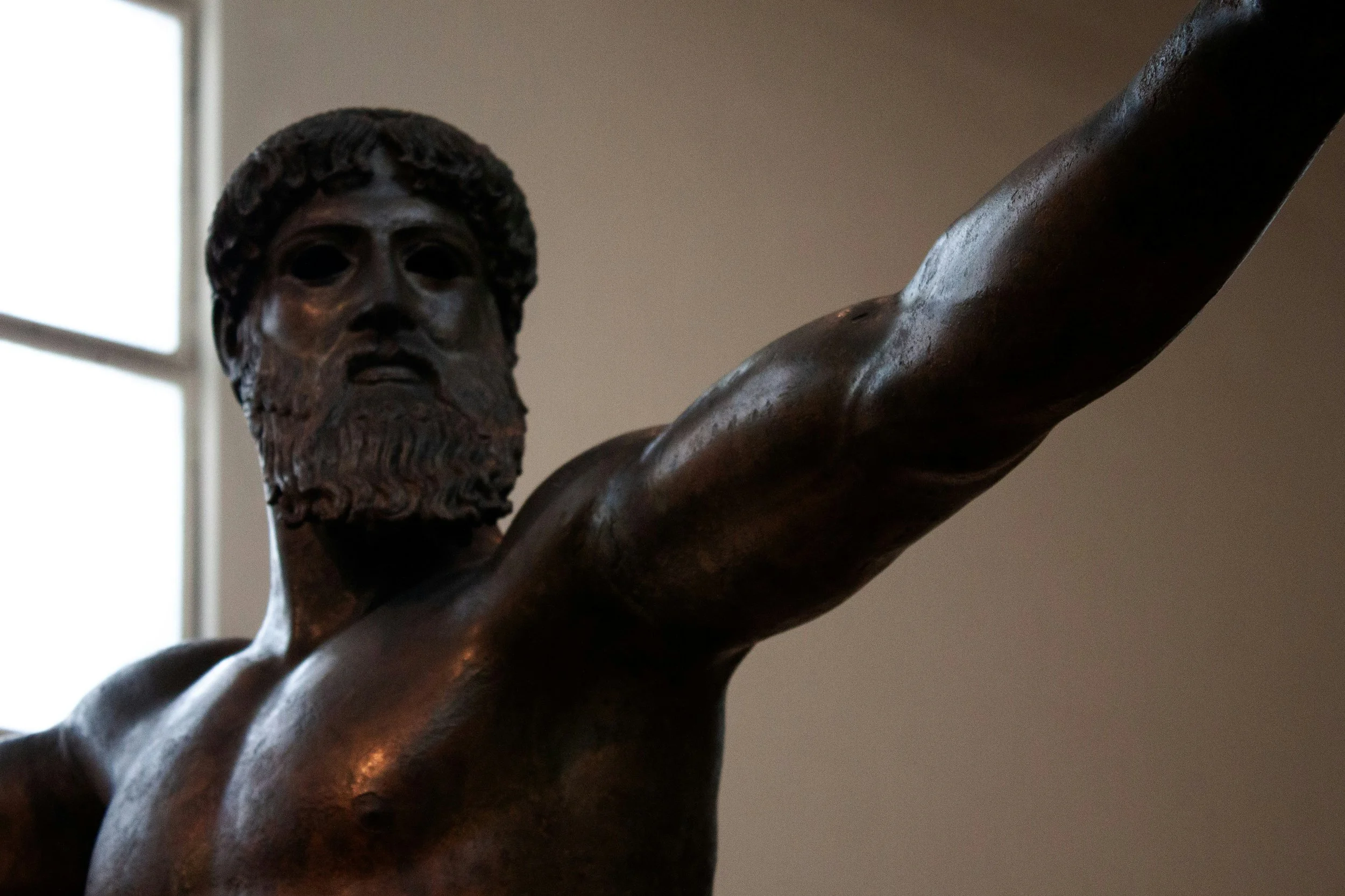 Ancient Greek statue image.