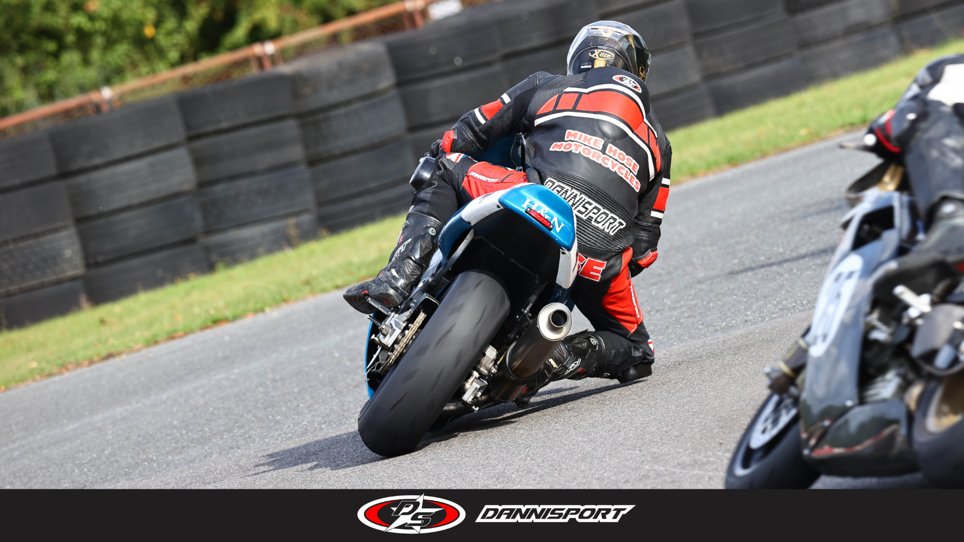 Custom motorcycle racing suit by Dannisport racing technology