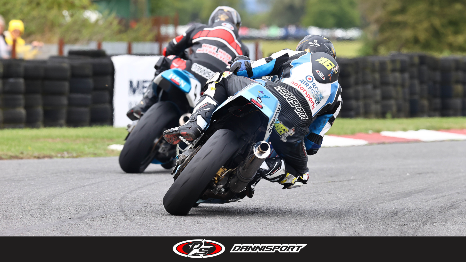 Dannisport made-to-measure race suite made to the exact same standards as the suits worn by our supported riders at British Superbike circuits, the European and uk classic races
