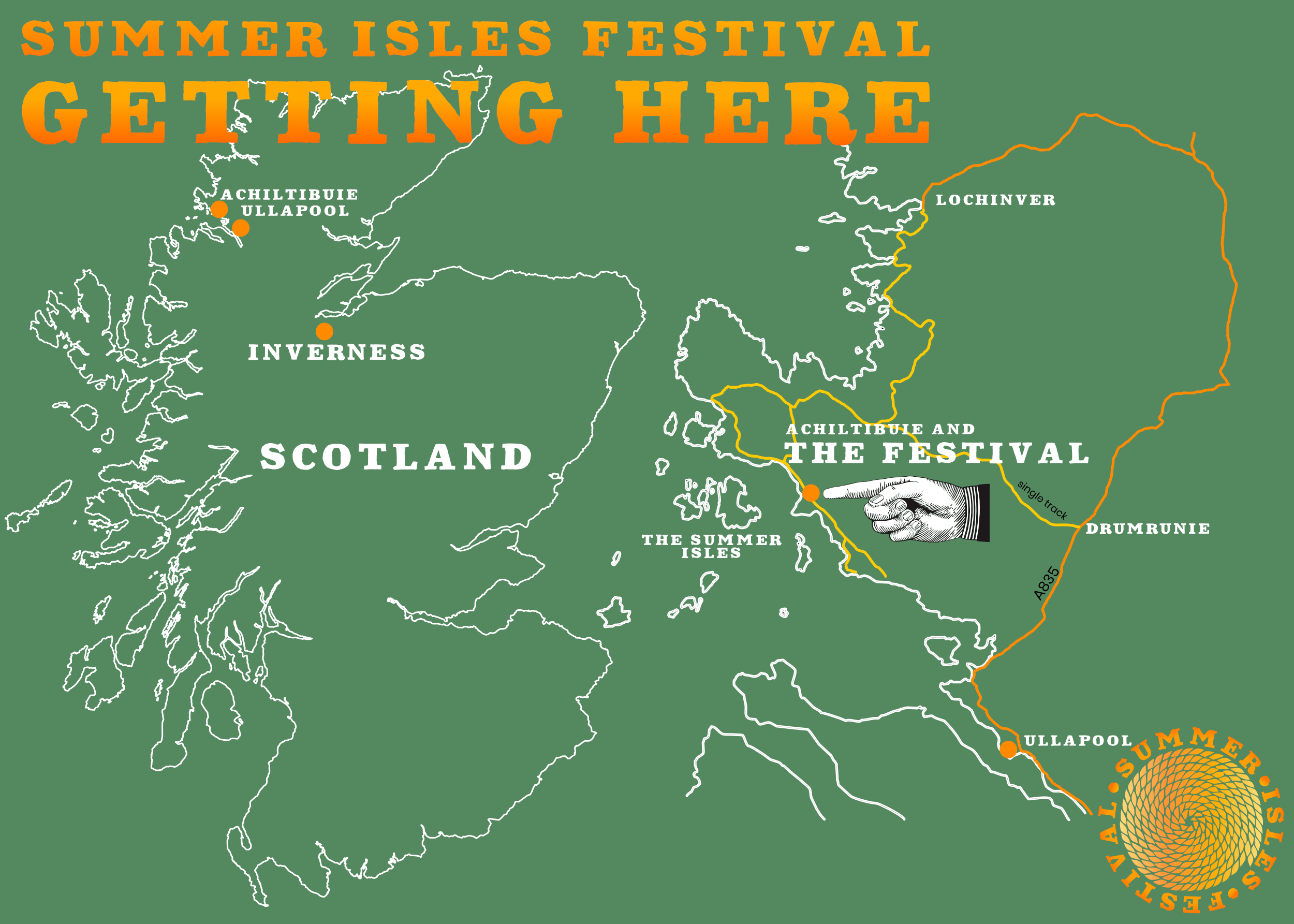 Summer Isles Festival - how to get there