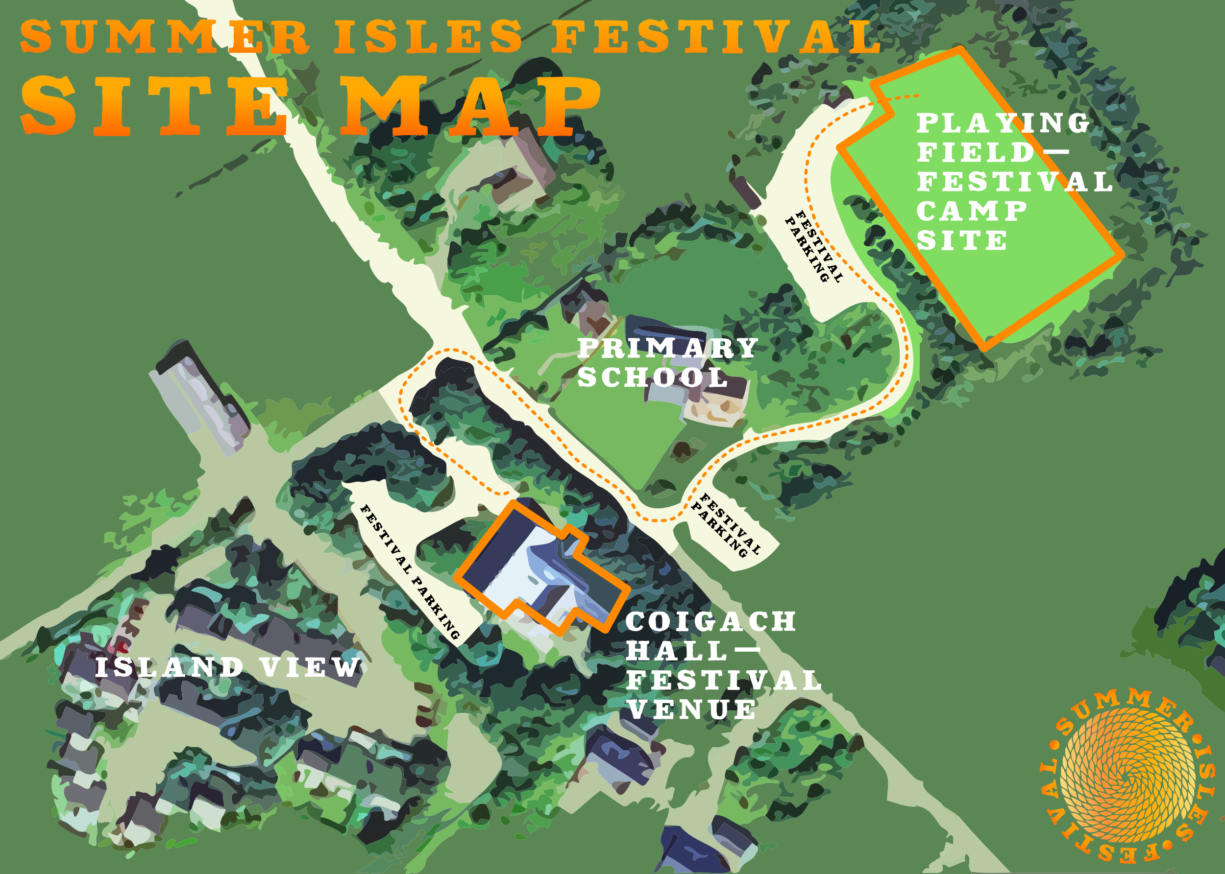 Summer Isles Festival - find your way around the festival site.