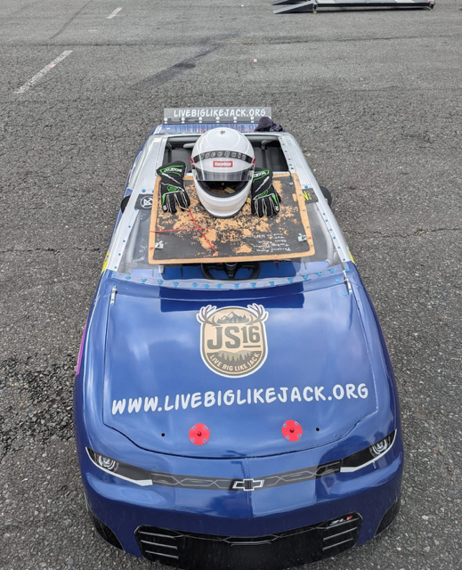 July 25, 2026 Grady LIVING BIG at his race debut! 