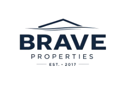 Brave Properties logo with a house roof graphic above the text 'BRAVE PROPERTIES' and the years 1967-1975.