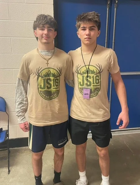 February 21, 2026-Leland and Jake taking a moment to celebrate at states and LIVE BIG! State champ and runner up! 