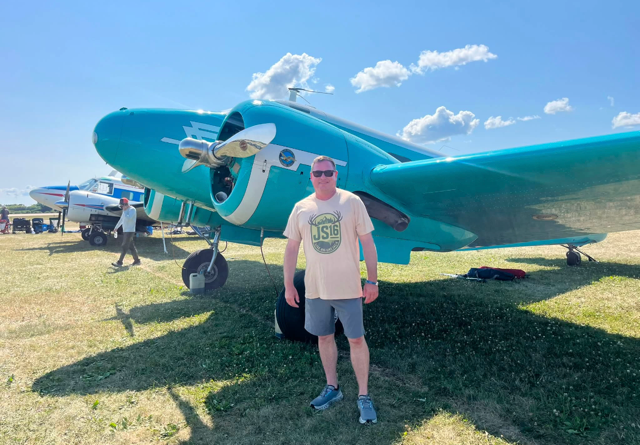 July 25, 2026 Travis LIVING BIG in OshGosh, WI at an airshow