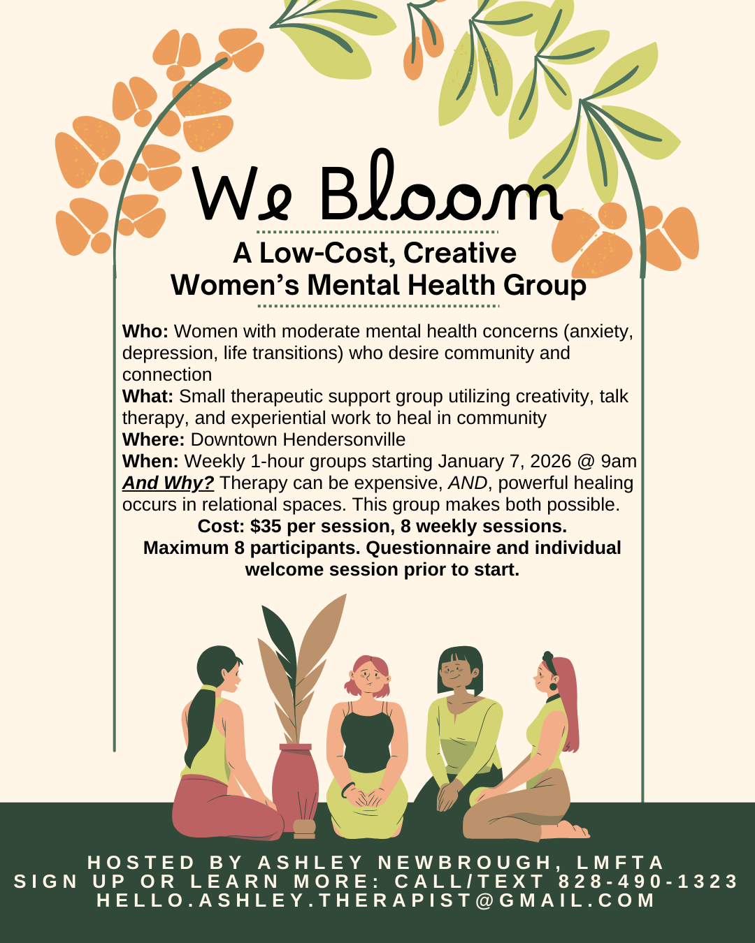 We Bloom:  Women's Mental Health Group