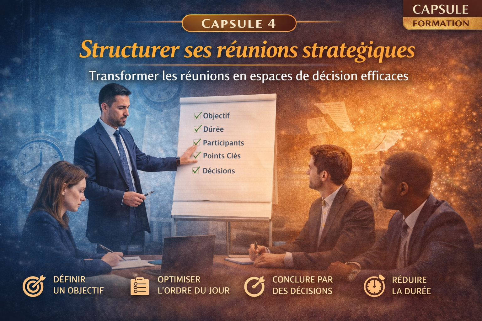 Capsule 4 – Structurer ses réunions stratégiques