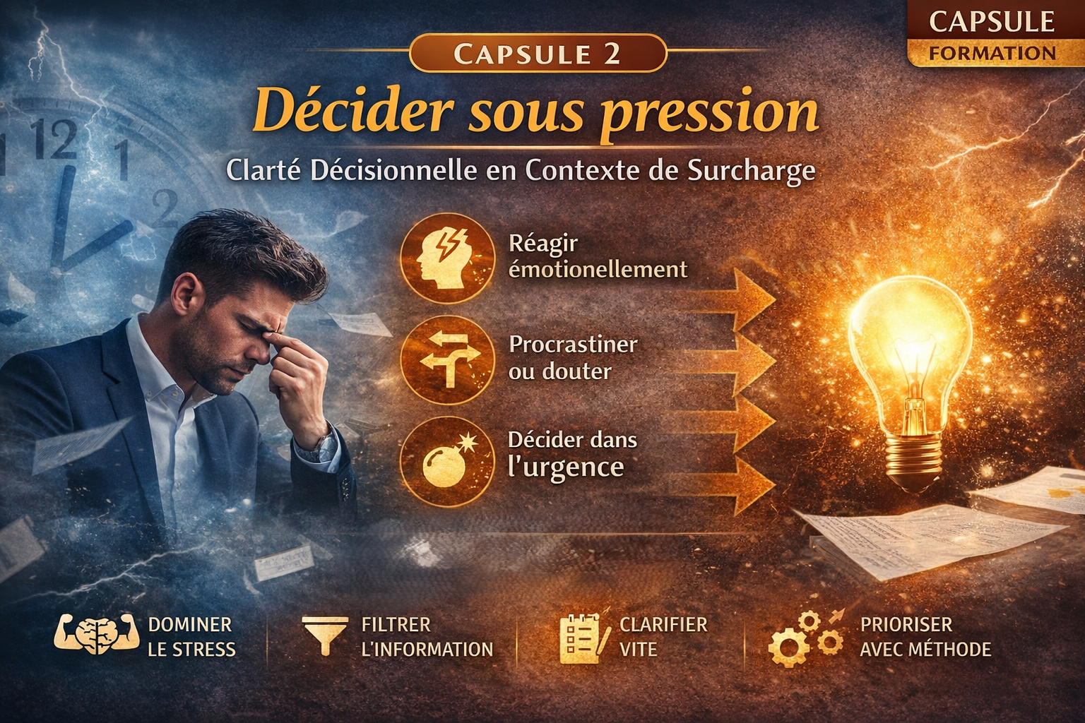 Capsule 2 – Décider sous pression