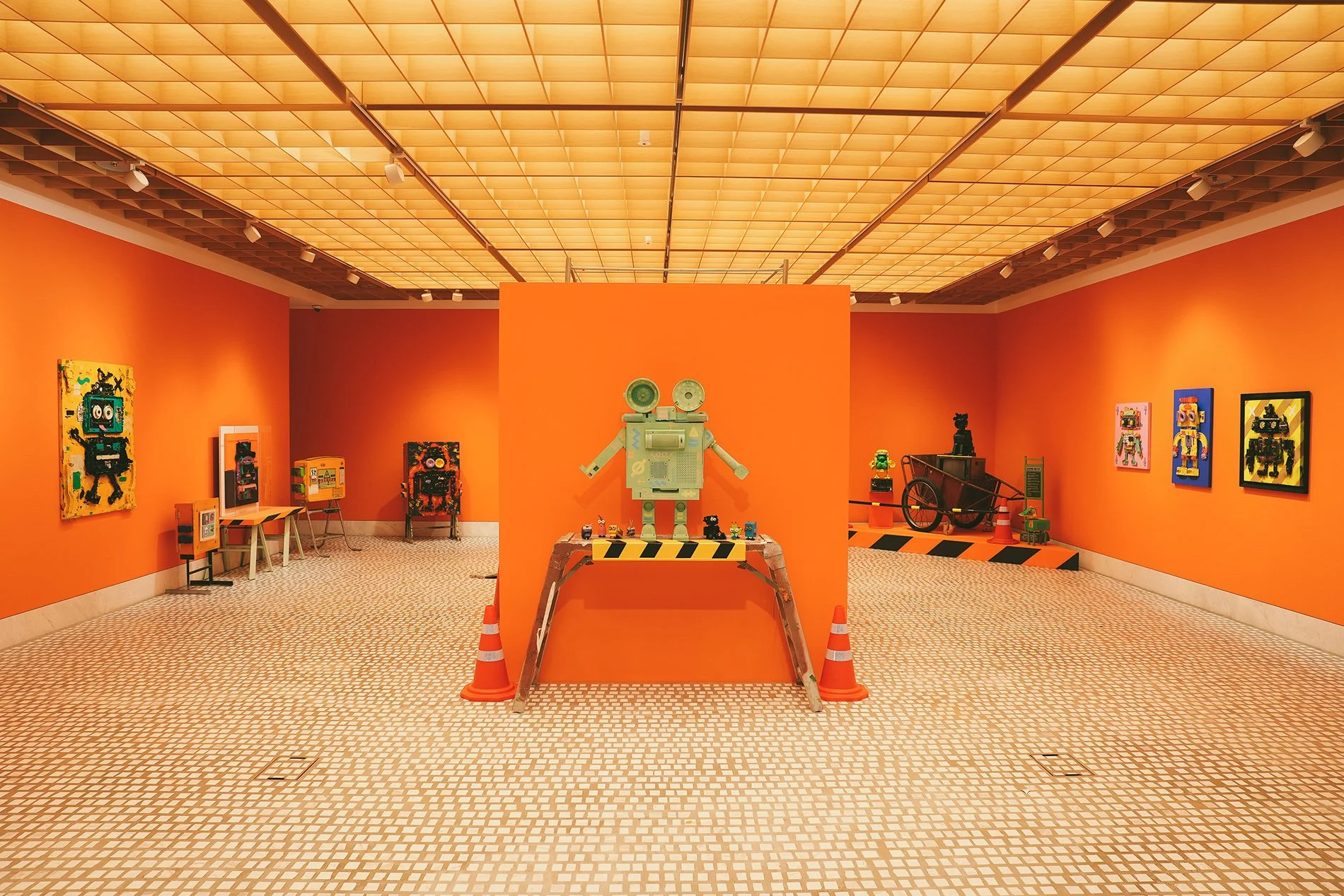 Upcycle robot art by Fori Sim (포리심: 업사이클 아티스트)