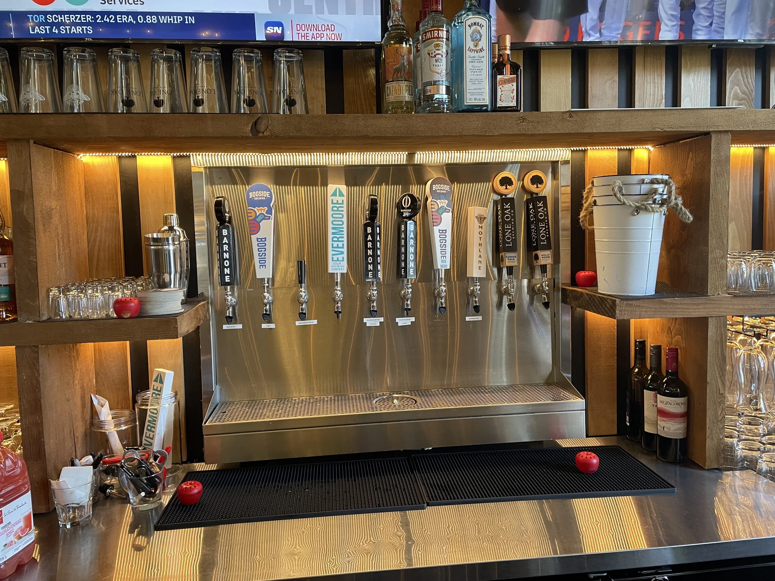 Draft beer system installation at restaurant in Summerside PEI