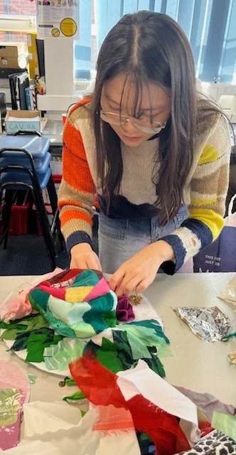 Trailblazer making and creating final sewing challenge 