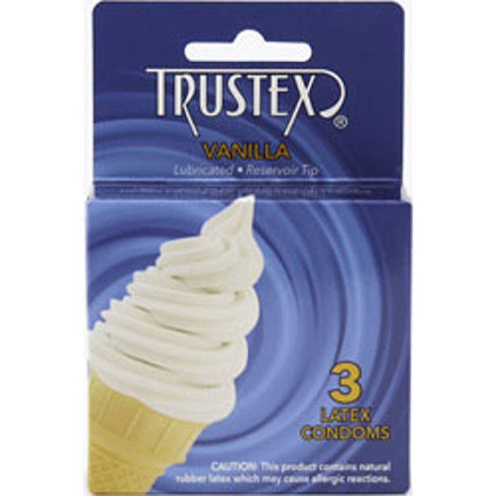 Trustex Flavored Condoms - 3 pack Vanilla.jpg