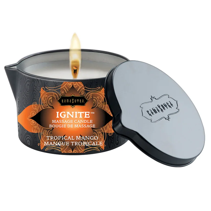 Kama Sutra Ignite Massage Candle Tropical Mango.webp