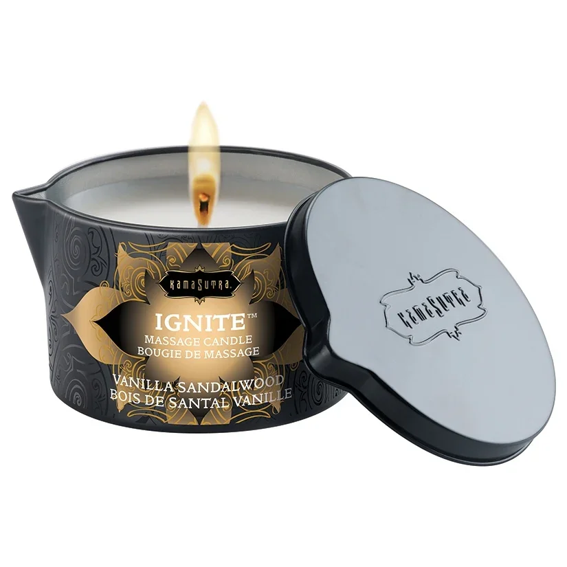 Kama Sutra Ignite Massage Candle Vanilla Sandalwood.webp