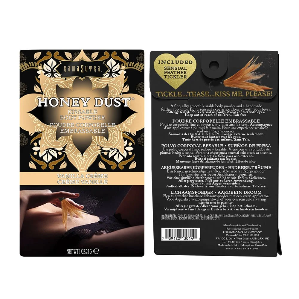 Kama Sutra Honey Dust Vanilla Creme 1oz Front & Back.jpg