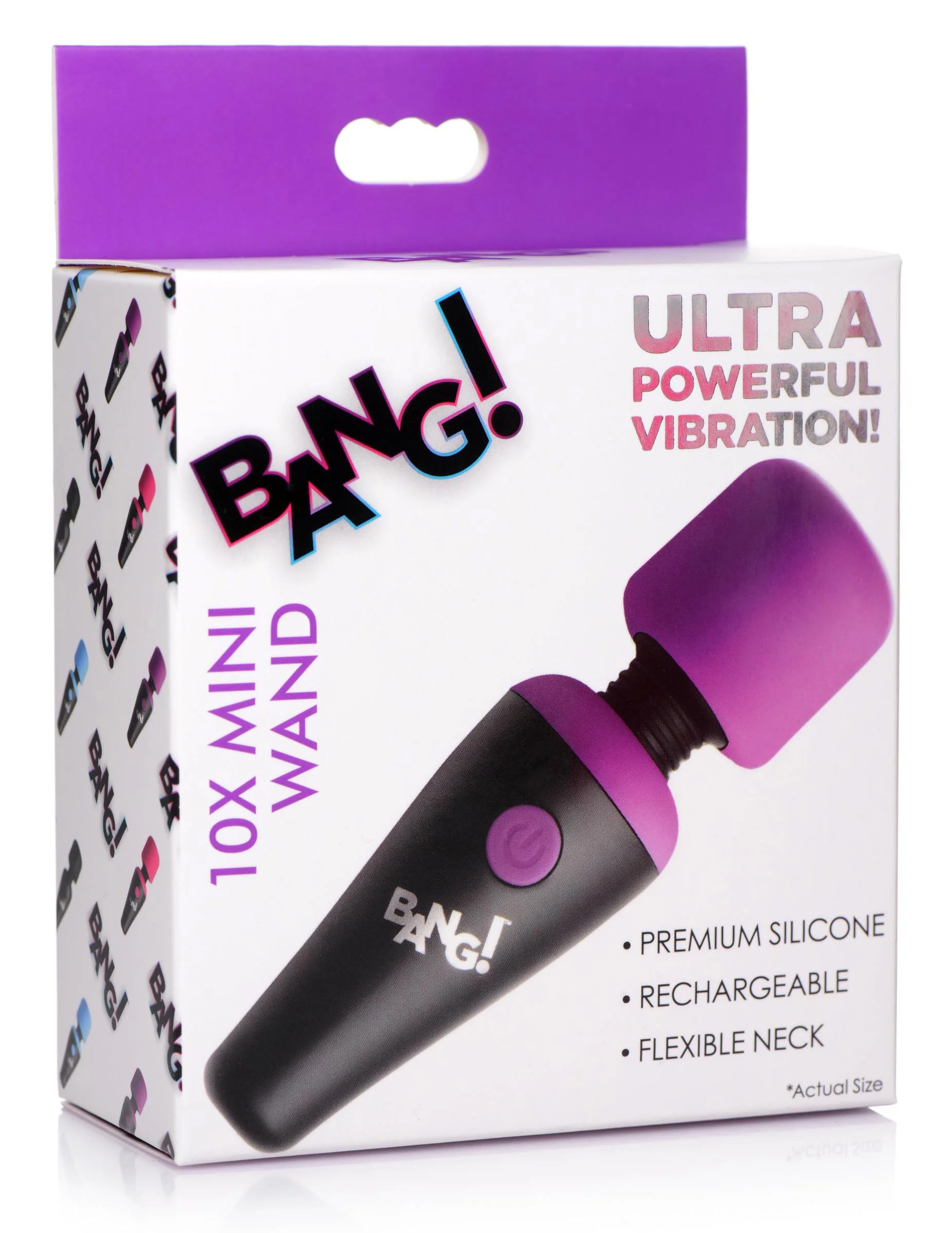 Bang! 10x Vibrating Mini Wand Purple Package.jpg