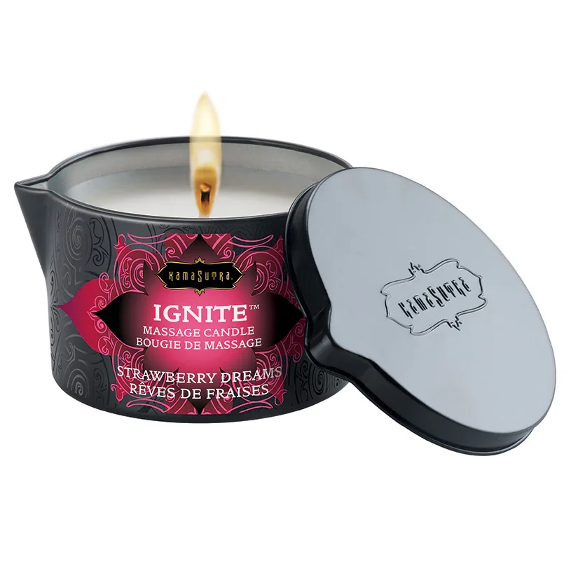 Kama Sutra Ignite Massage Candle Strawberry Dreams.webp