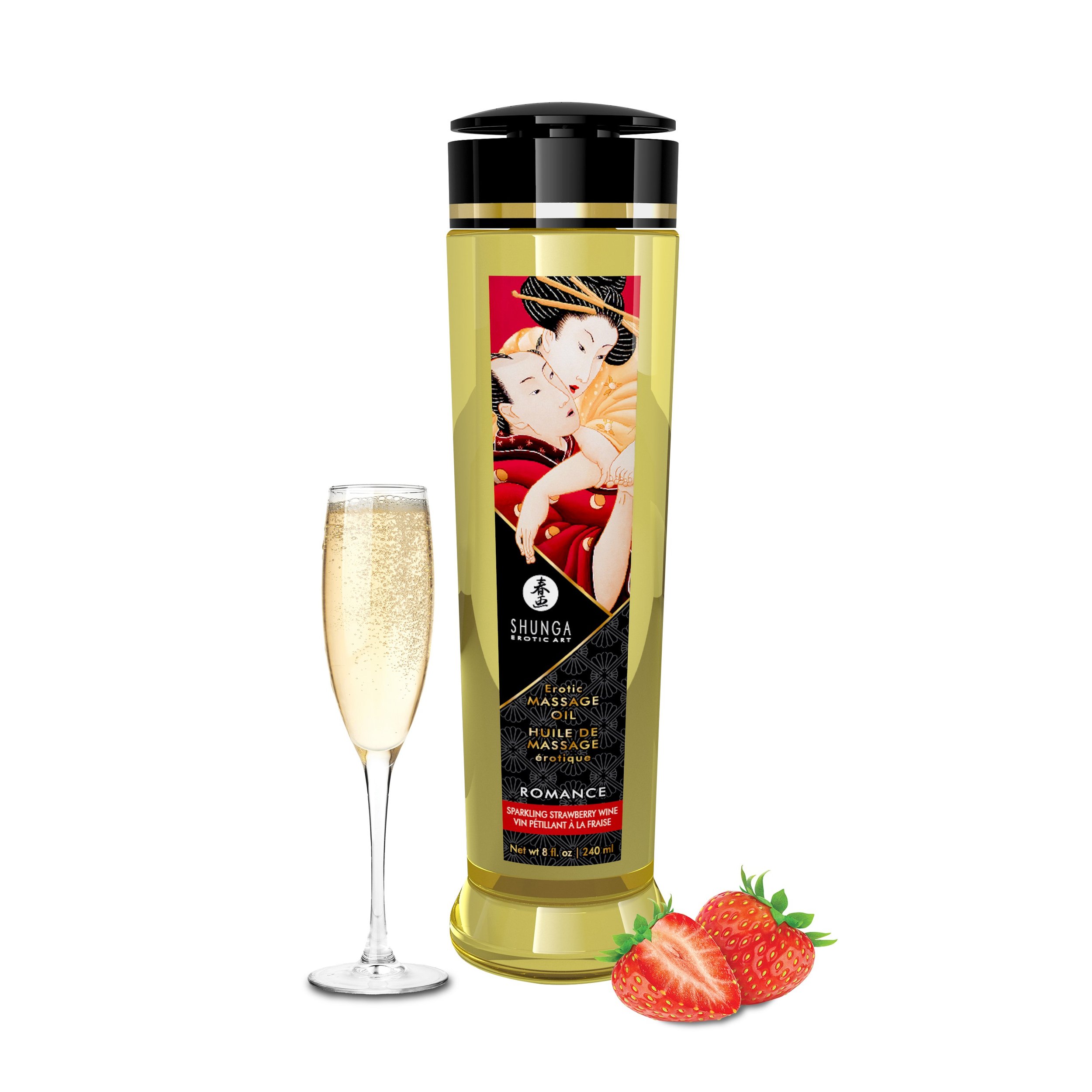 Shunga Erotic Massage Oil Romance Sparkling Strawberry Wine.jpg