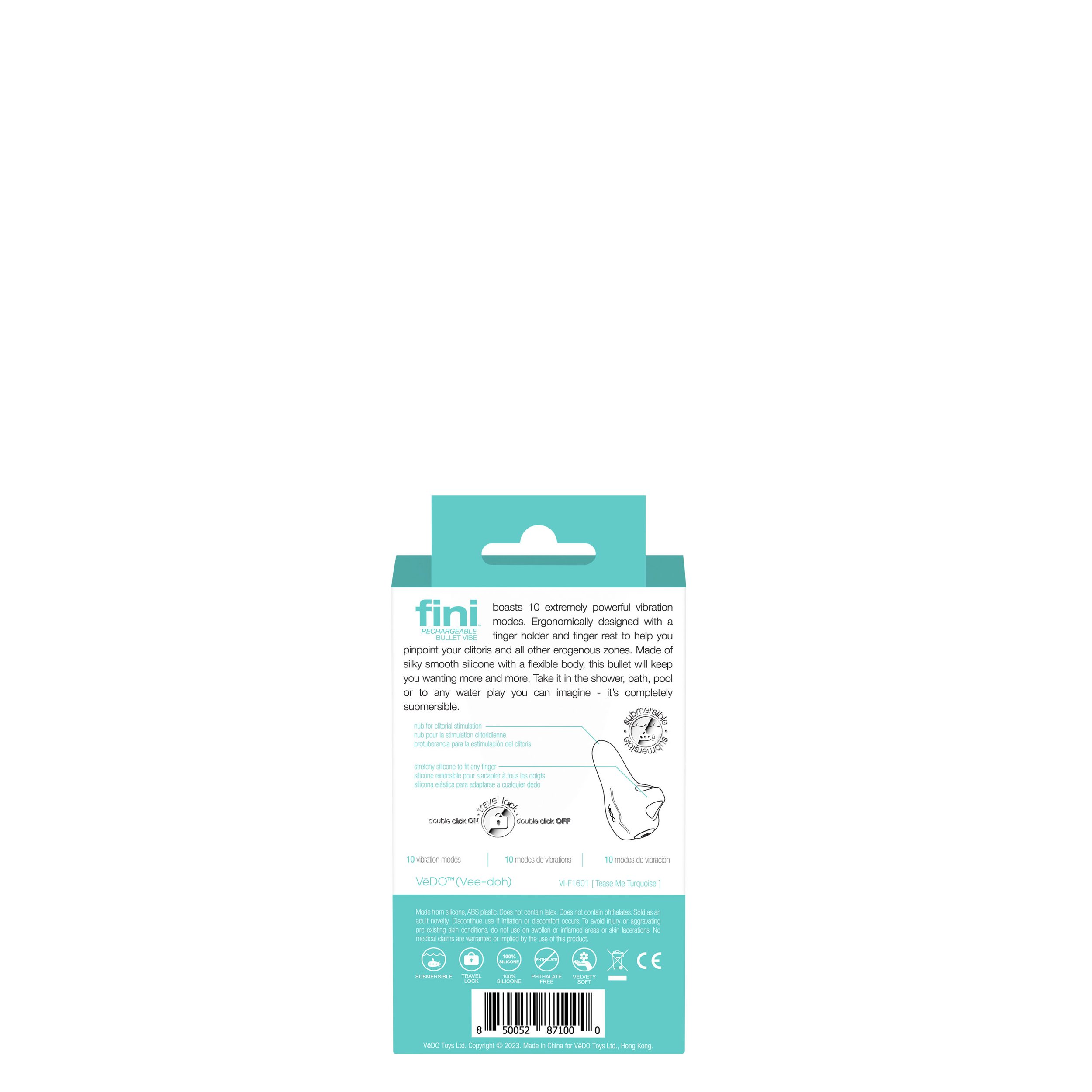 Fini Rechargeable Bullet Vibe Turquoise Package Back.jpg