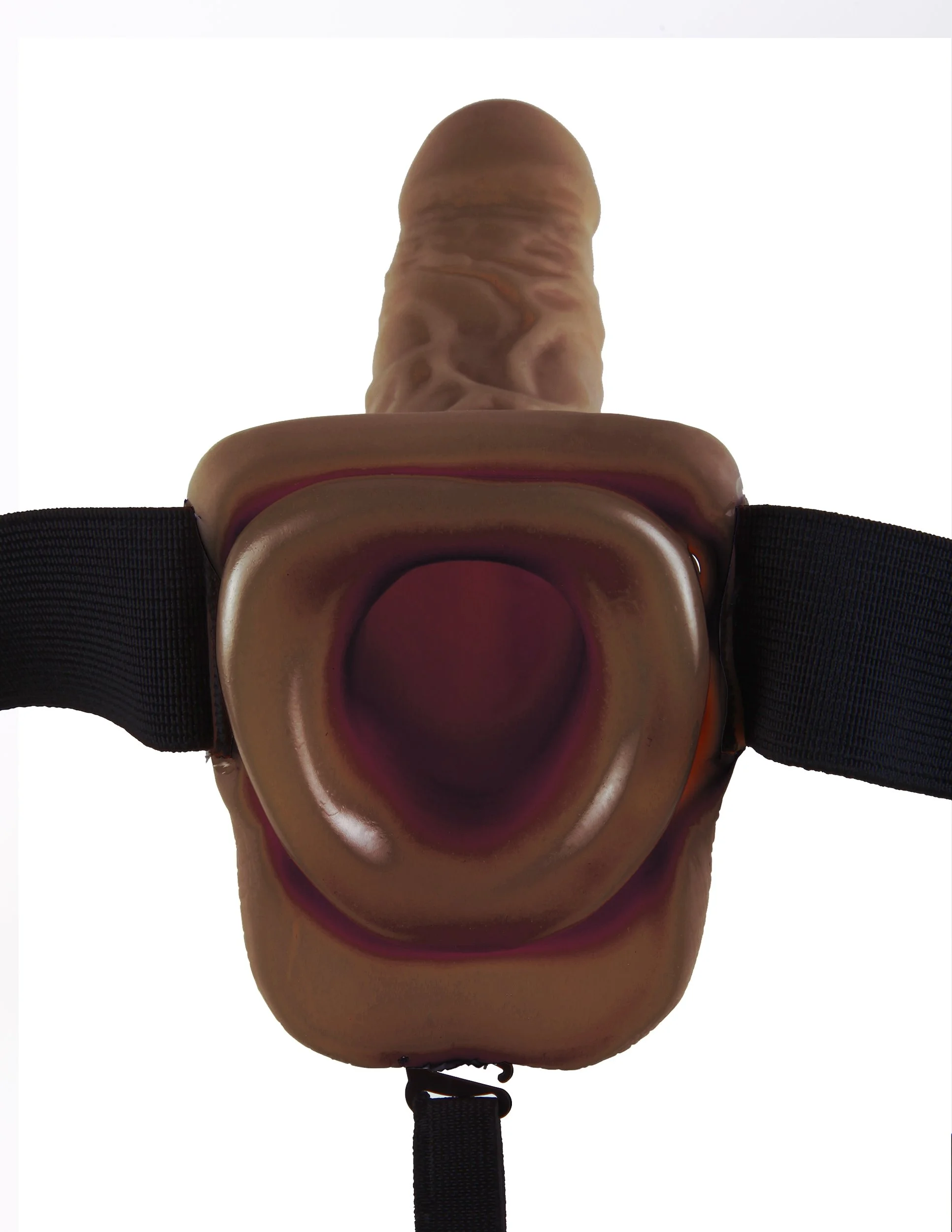9 in Hollow Strap On with Balls Opening.jpg