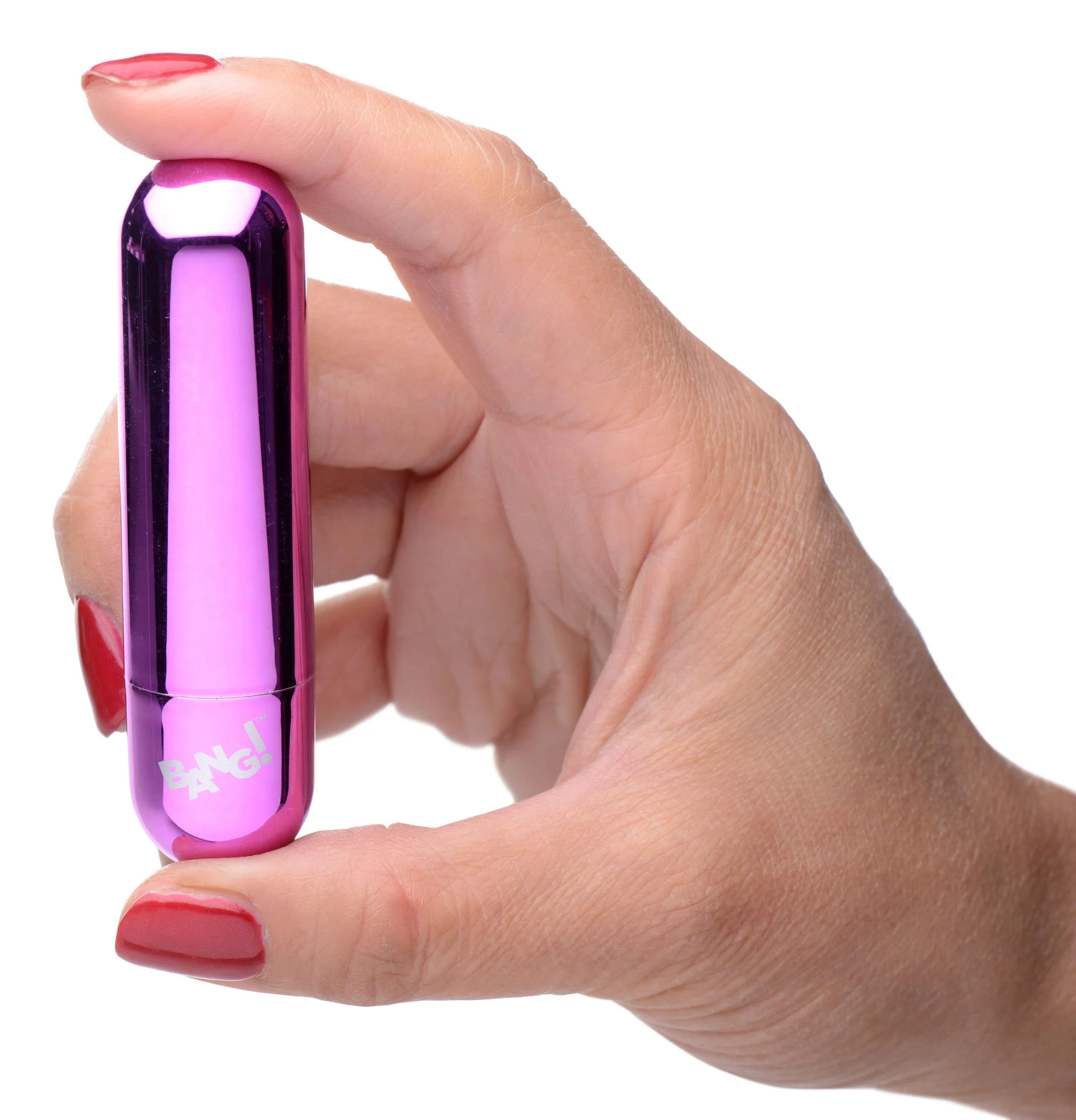 Bang! 10x Rechargeable Vibrating Metallic Bullet Purple.jpg