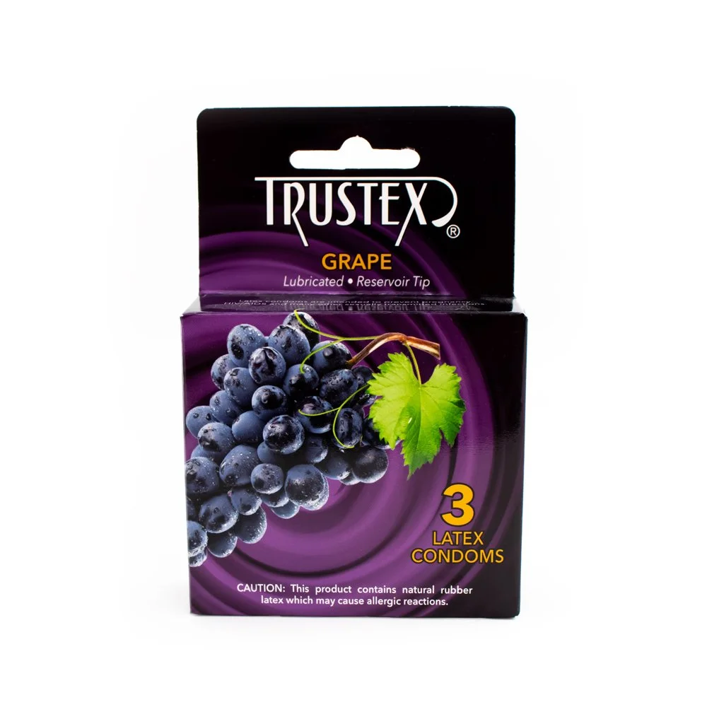 Trustex Flavored Condoms - 3 pack Grape.jpg
