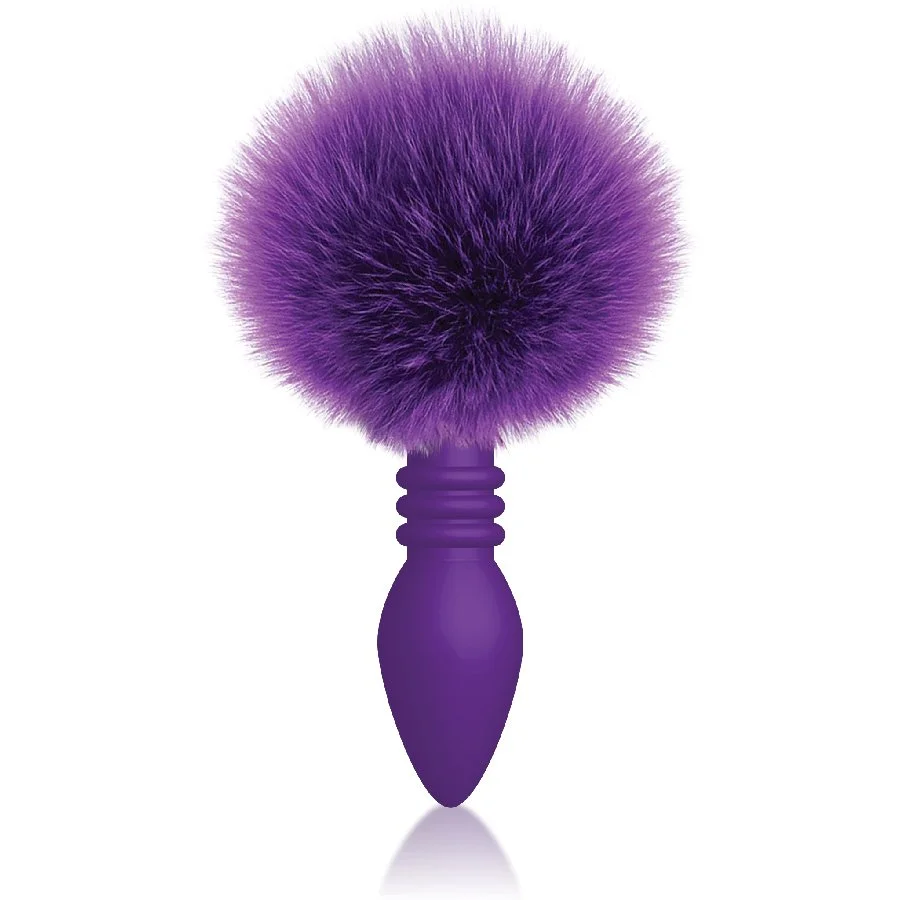 Cottontails Ribbed Bunny Tail Butt Plug