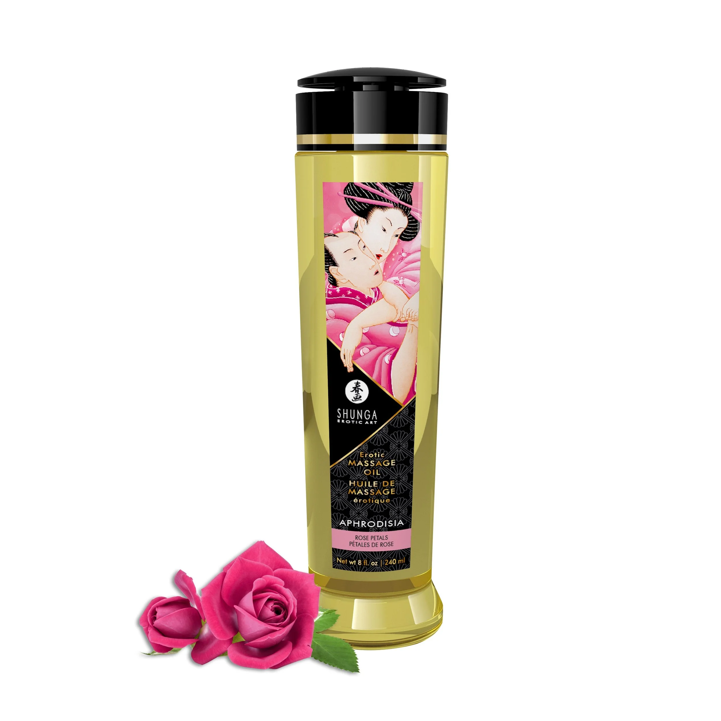 Shunga Erotic Massage Oil Ahrodisia Rose Petals.jpg