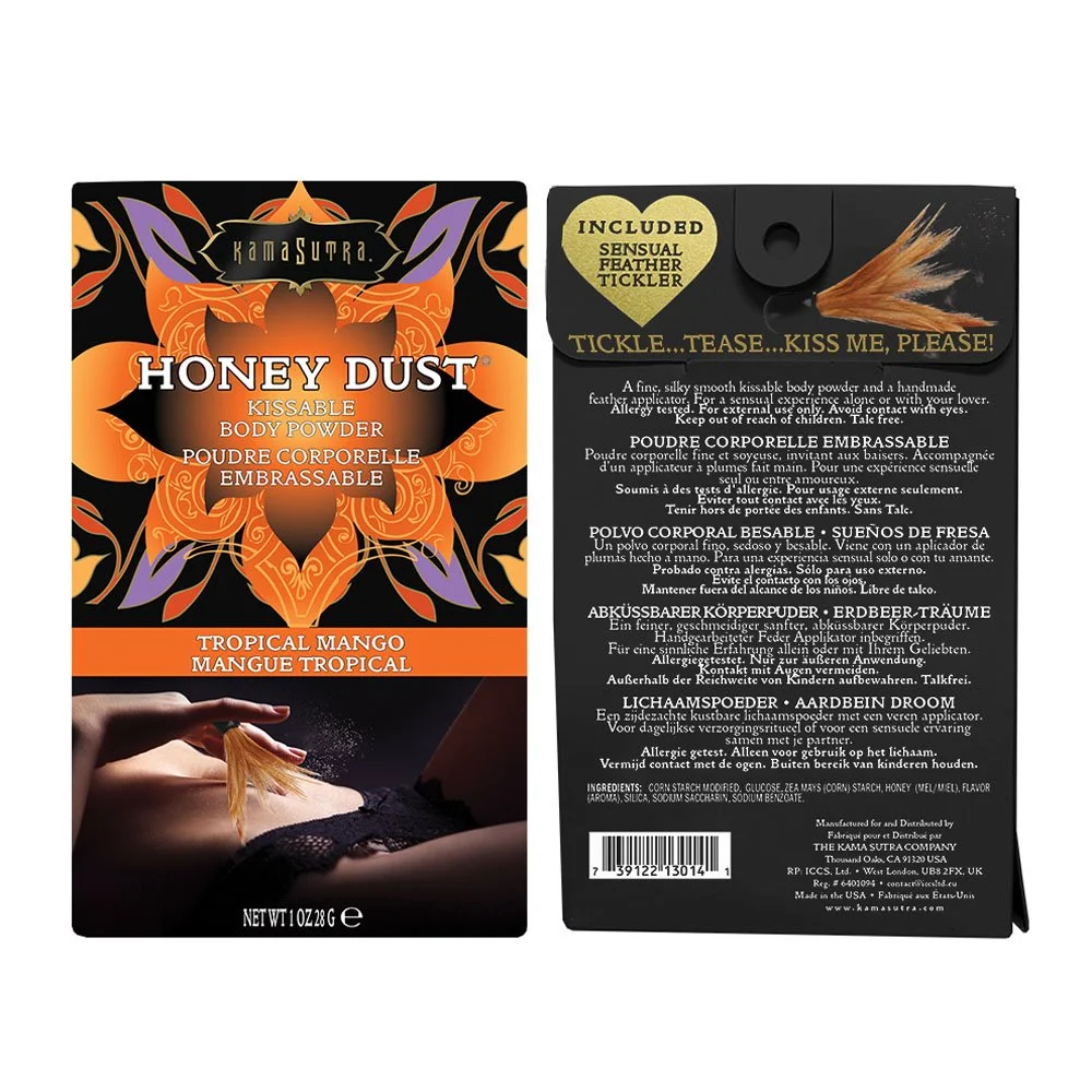 Kama Sutra Honey Dust- Tropical Mango 1oz Front & Back.jpg