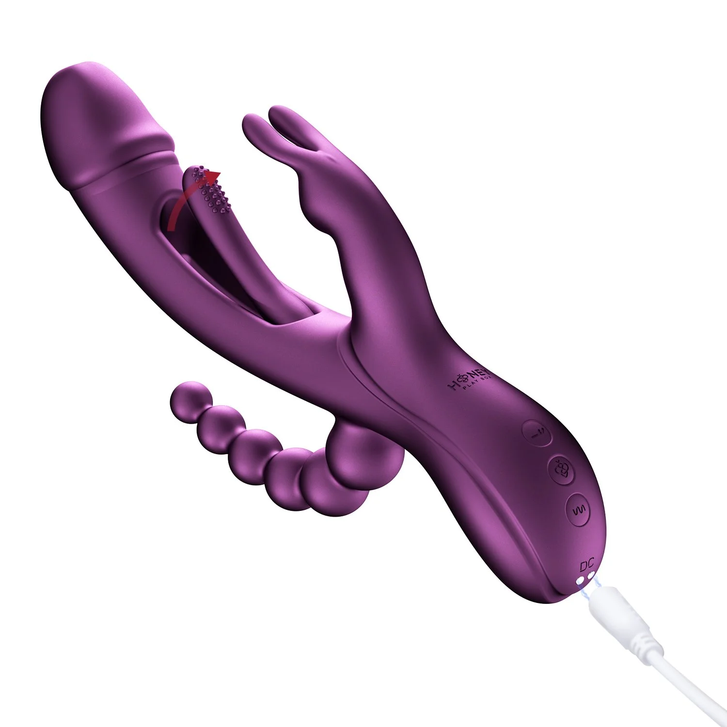 Trilux- App Controlled Rabbit Vibrator Purple Charger.jpg