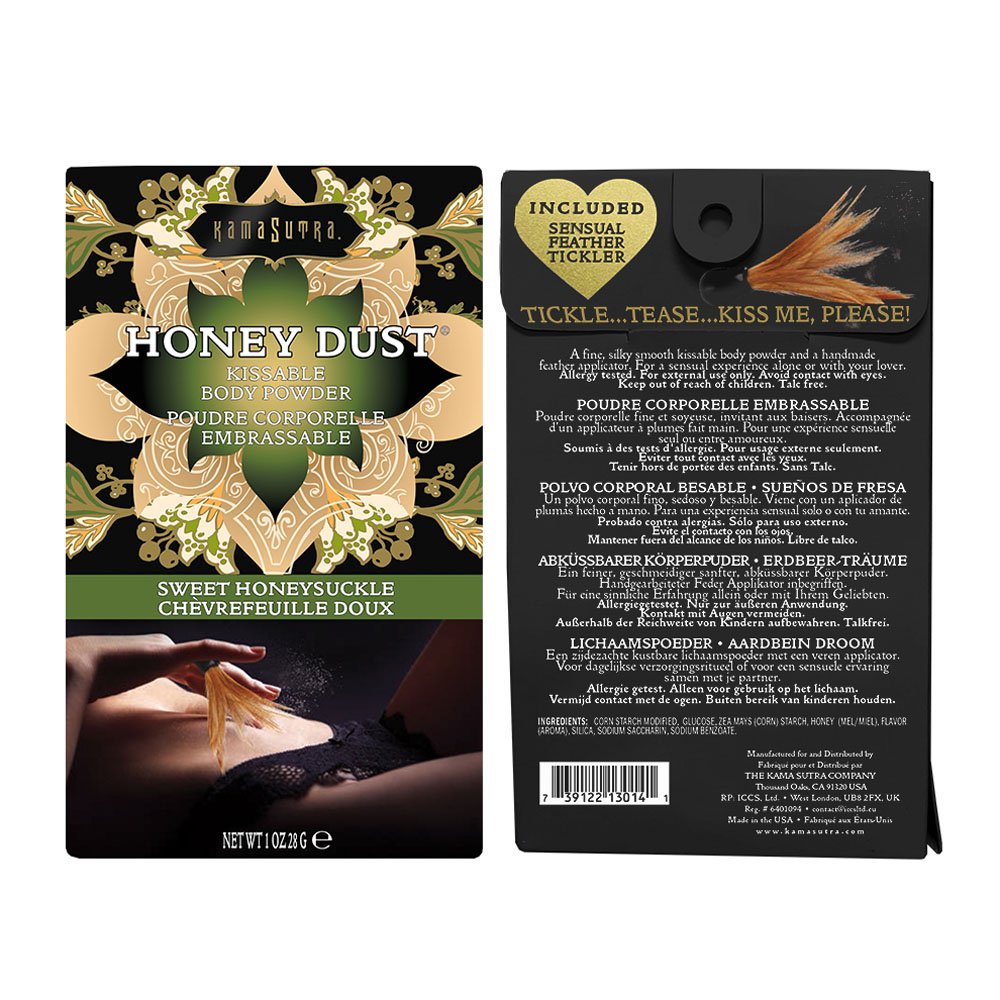 Kama Sutra Honey Dust Sweet Honeysuckle 1oz Front & Back.jpg