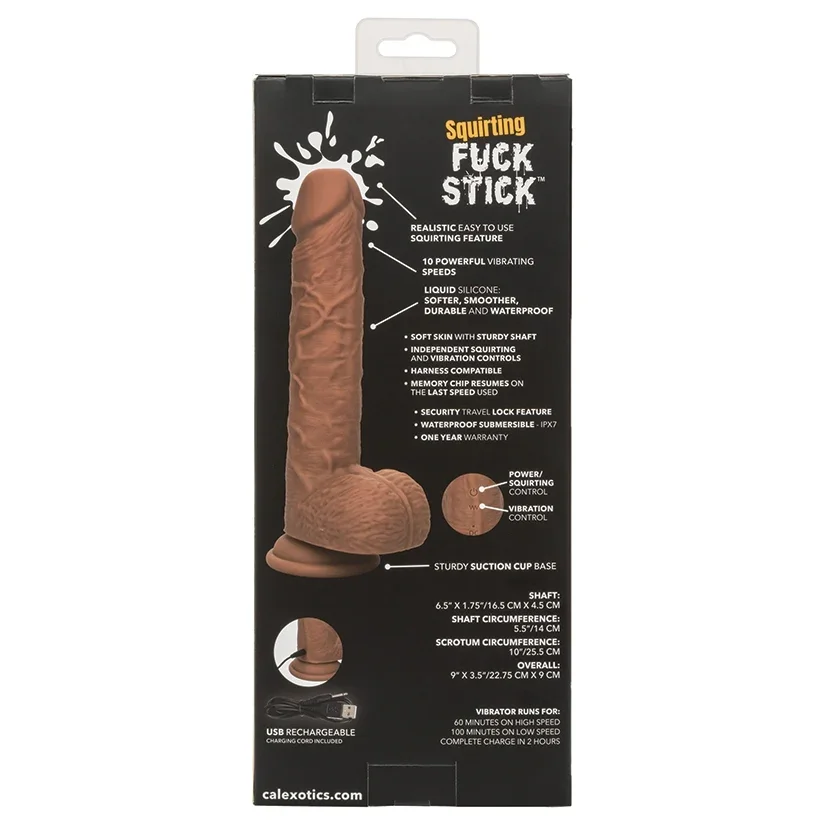 Squirting Fuck Stick Brown Package Back.webp