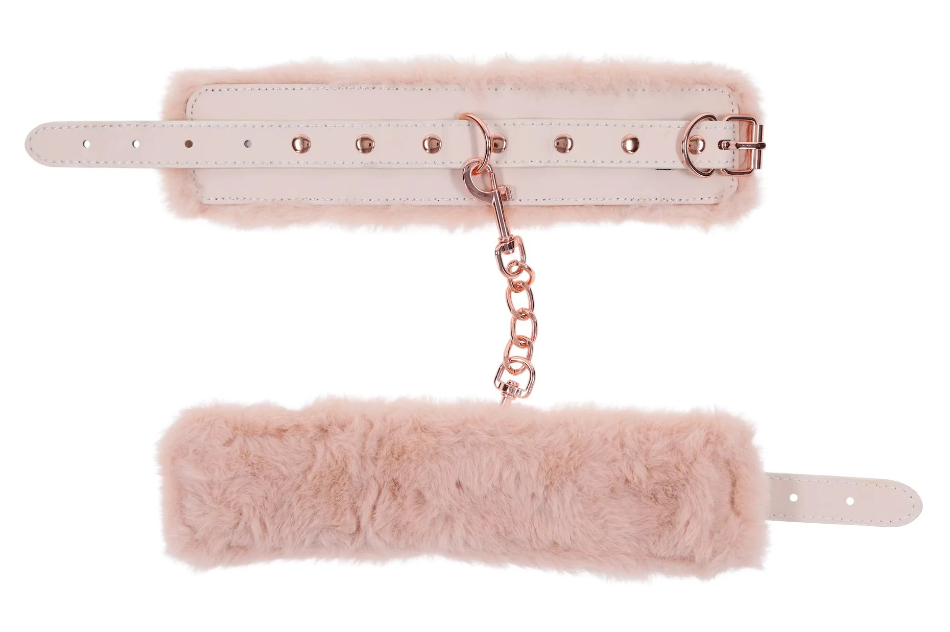 Sex & Mischief Fur Cuffs Peaches & Creame Open.jpg