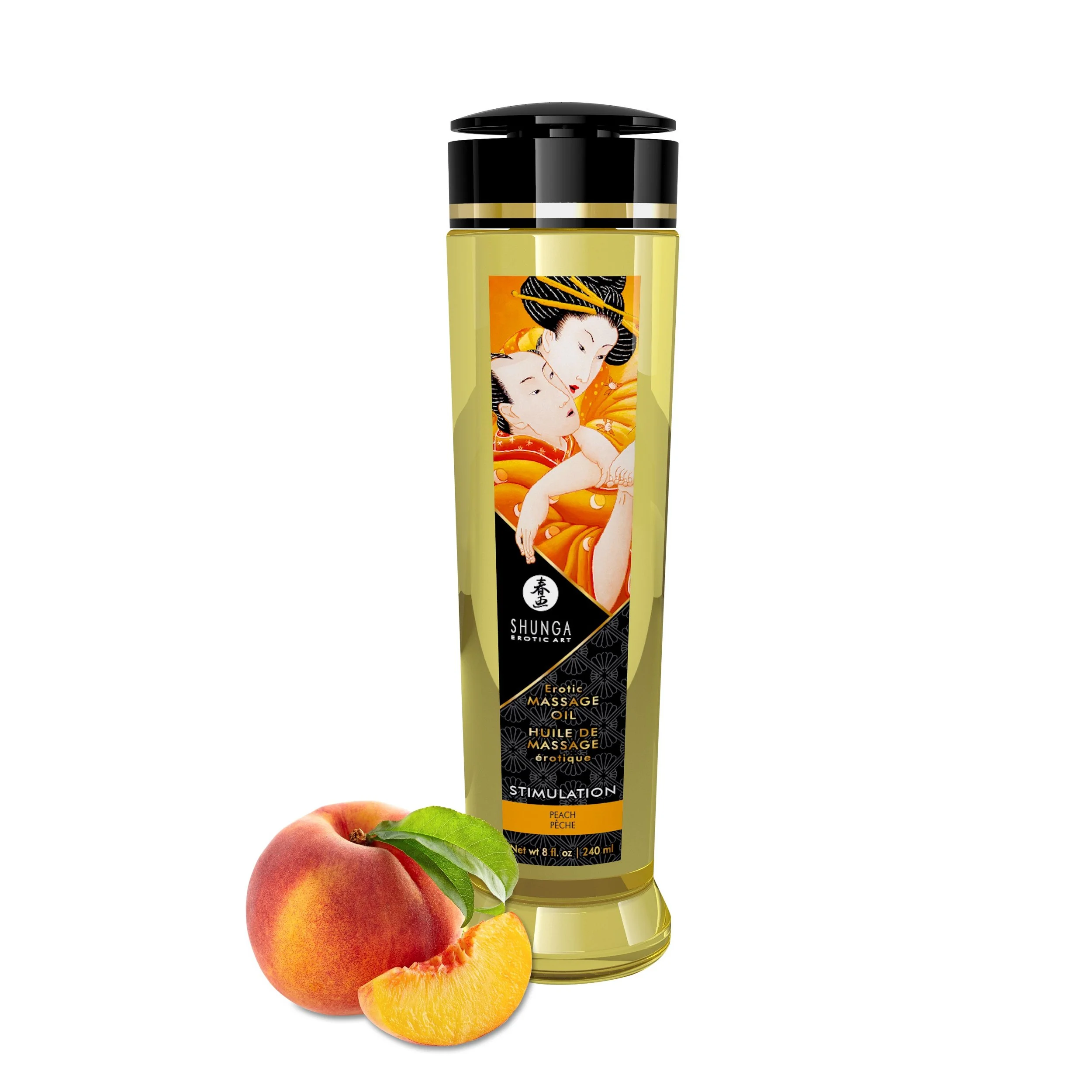 Shunga Erotic Massage Oil Stimulation Peach.jpg