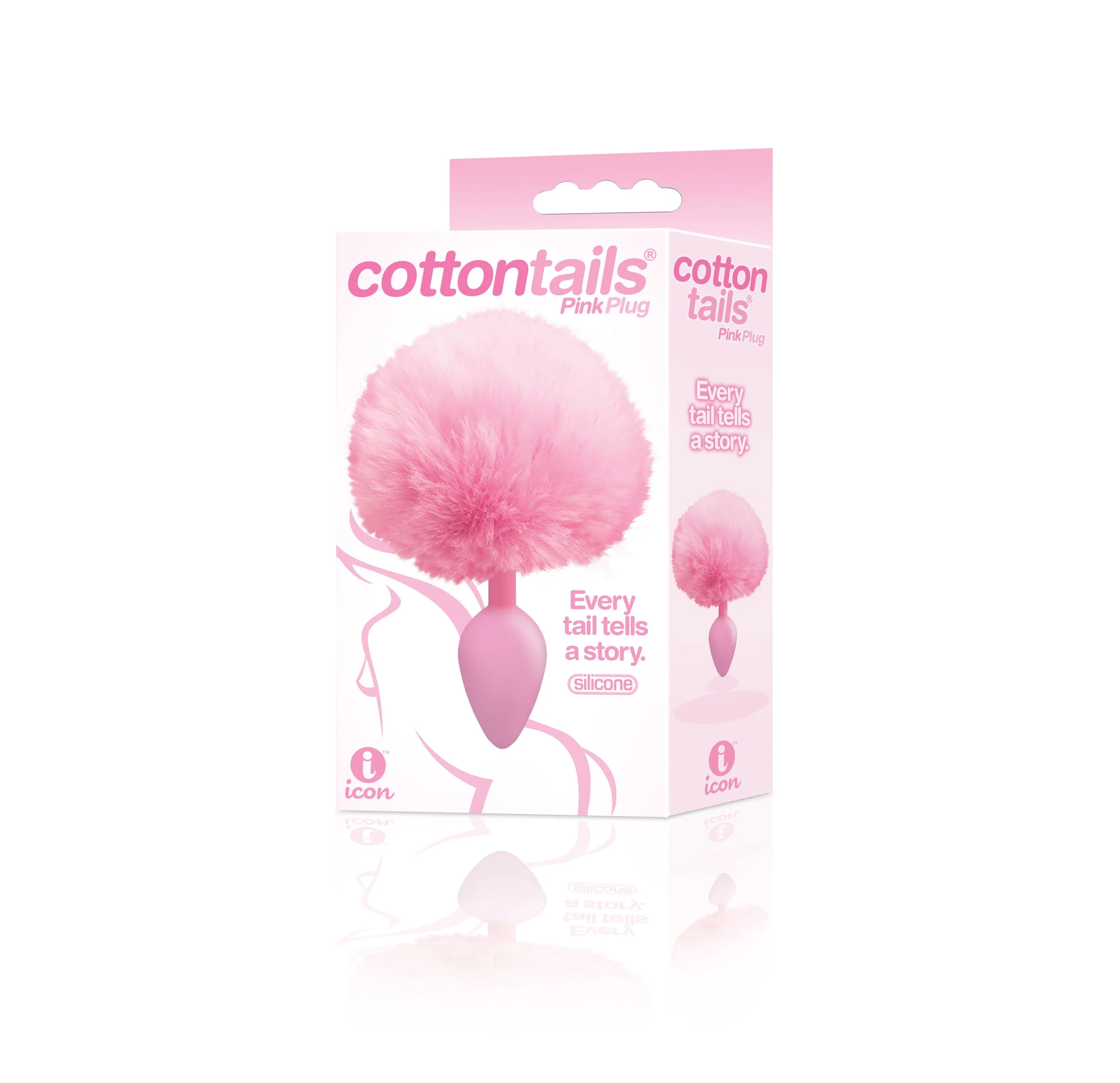 The 9's Cottontails Bunny Tail Butt Plug Pink Package.jpg